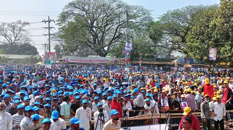 ধামরাইয়ে বিএনপির সমাবেশকে ঘিরে নেতাকর্মীরা মুখর 