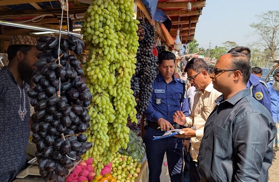 বাকেরগঞ্জে রমজান উপলক্ষে বাজার মনিটরিং