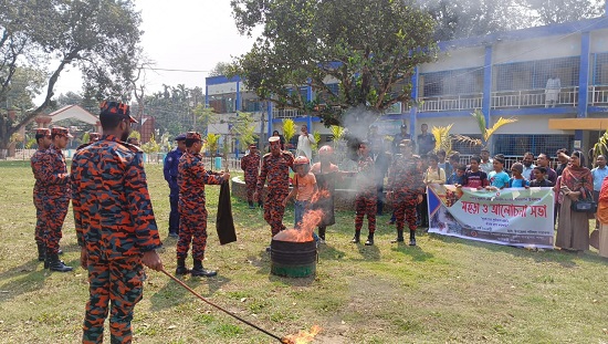 আটোয়ারীতে দুর্যোগ প্রস্তুতি দিবস উপলক্ষে মহড়া 