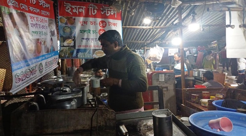 এক জনকে একবারের বেশি চা দেন না